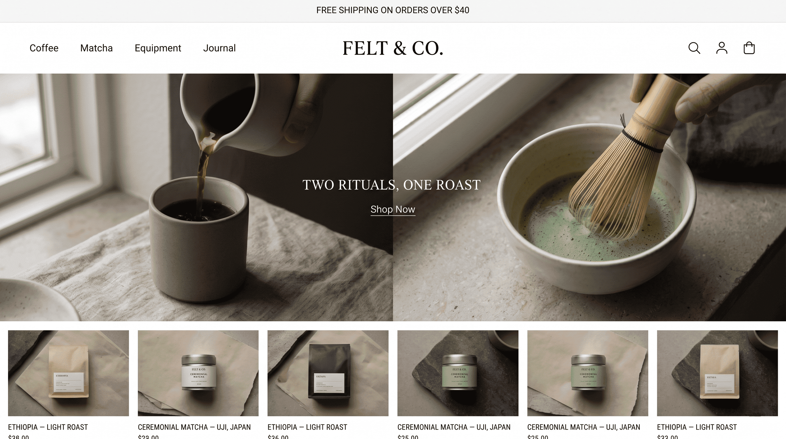 Pureroot — Health & Wellness Shopify store mockup